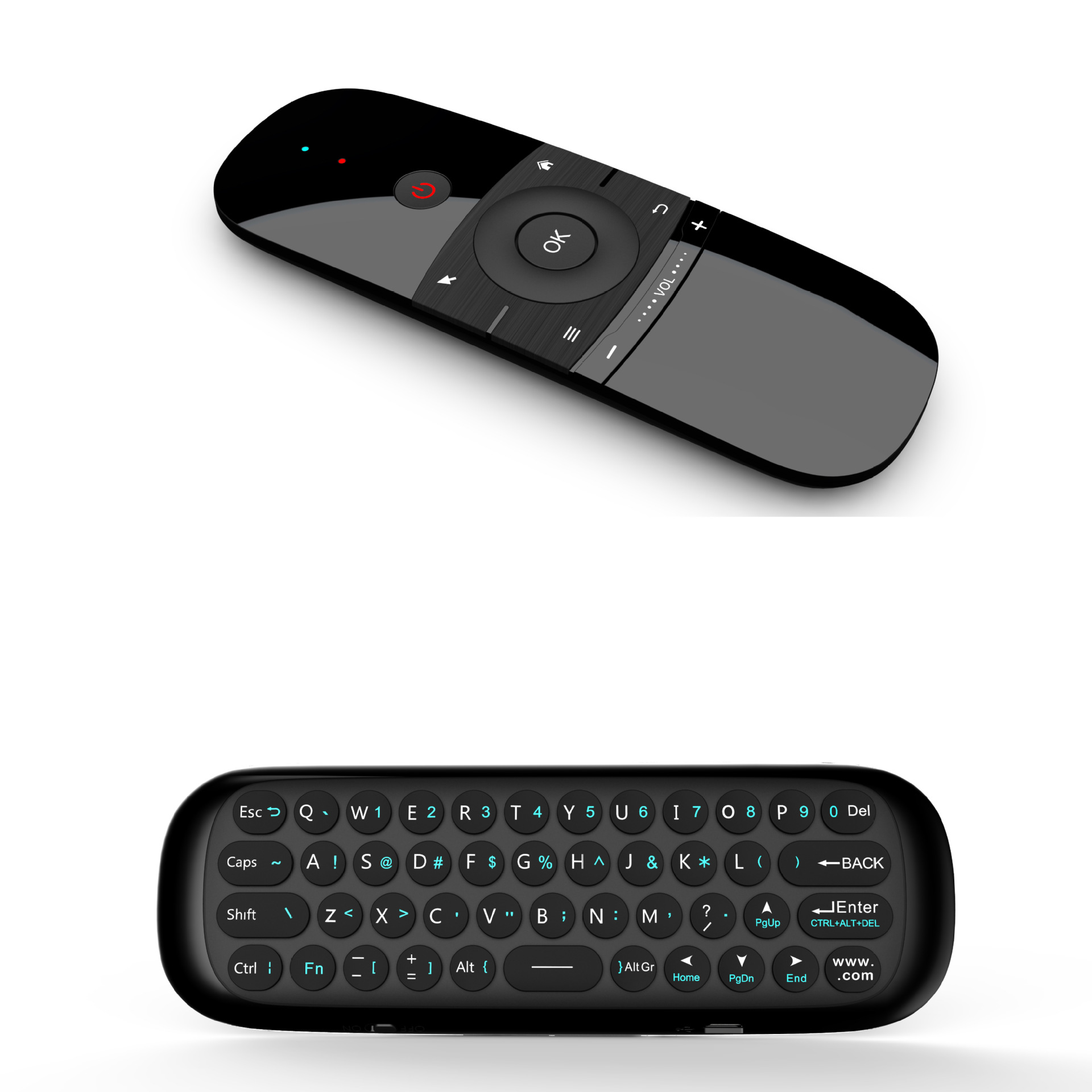2.4G Wireless Keyboard Air Mouse Multifunctional Smart TV Remote Control 